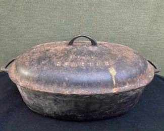 Griswold No 7. Cast Iron Oval Roaster