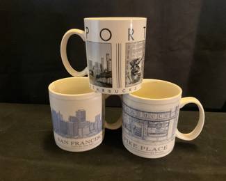 Vintage Starbucks Collectible Mugs