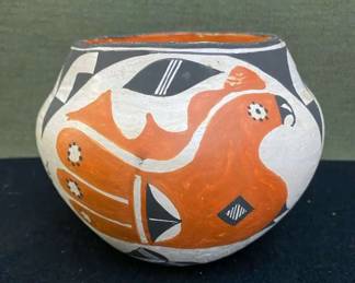 Acoma Pottery Signed MT Acoma