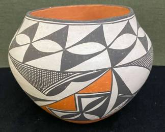 Hopi Acoma Pottery Signed AP New Mexico