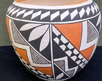 Acoma Pottery Signed L.R.Y. New Mexico