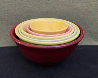 Ringware, Beehive Style Bowls By Bauer USA