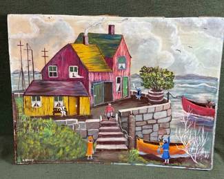 Helen Raidy Original Folk Art Painting