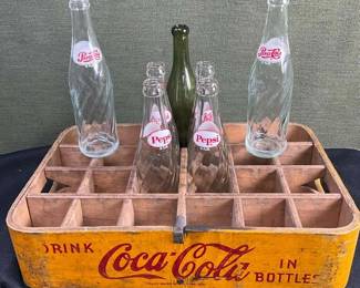 CocaCola Aberdeen Crate With Pepsi Bottles 