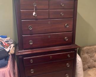 Highboy chest of drawers