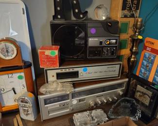 Stereo with 8 track player