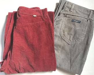  007 Vintage Corduroy Levis And Wrangler Pants