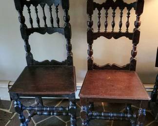 Antique Hall Chairs