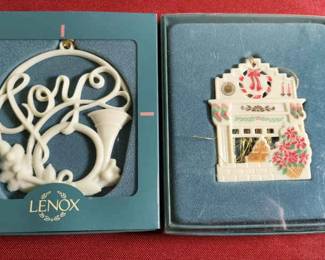 Lenox Christmas Ornaments