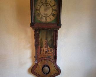 Dutch Antique Wall Clock 
