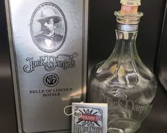 Vintage Jack Daniels Bottle And Box