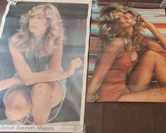 2 Farrah Fawcett Posters 