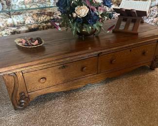 Coffee table with storage