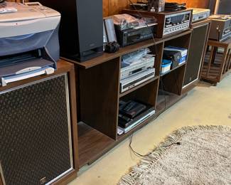 STEREO EQUIPMENT DOWNSTAIRS