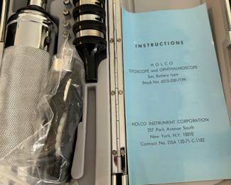 HOLCO OTOSCOPE AND OPHTHALMOSCOPE