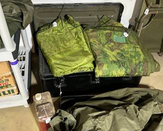 MILITARY TENT IN TRUNK