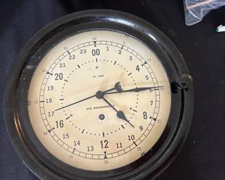 CHELSEA US GOVERNMENT 8" DIAL 24 HOUR CLOCK