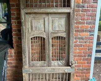 Antique Wooden Post Office Door