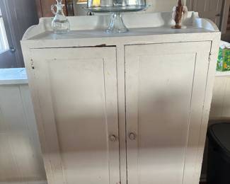 Antique kitchen cupboard