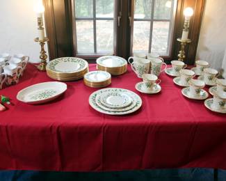 47 pcs. Lenox Holiday China