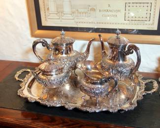 Italian Silverplate Tea Set