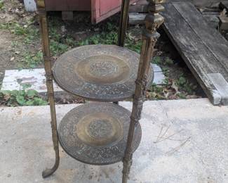 Brass plant stand 