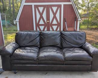 Leather sofa 
