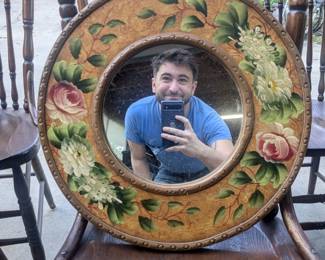 Hand painted mirror 