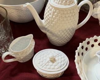 TIFFANY WEVE GLASSWARE 