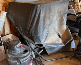 Leaf collector for tractor