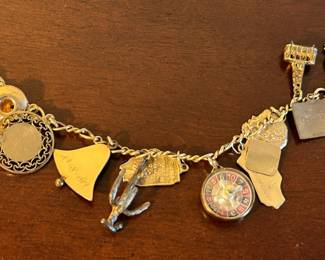 Charm Bracelet Some Marked 10K 14K