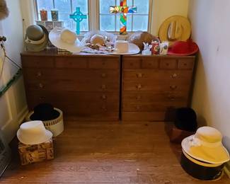 Etan Allen Dressers, Vintage Hats