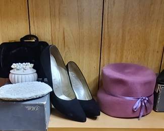 Vintage hats and shoes with Judith Miller