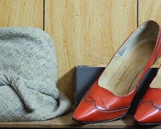 Vintage hat and shoes