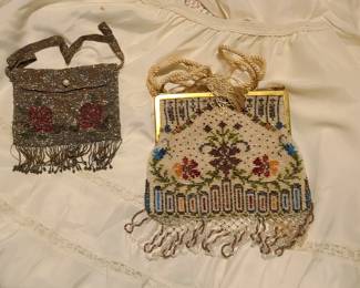 Antique beaded bags