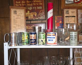 Vintage Beer Cans - Bar Glasses