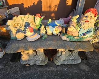 Park Bench - Gnomes