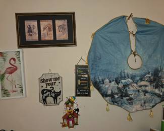 Thomas Kinkade Tree Skirt - Wall Decor