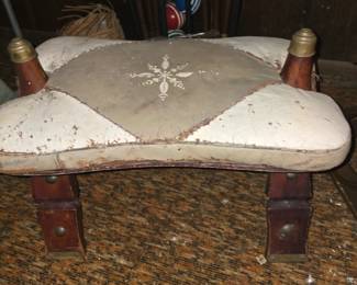 Vintage Camel Saddle Stool