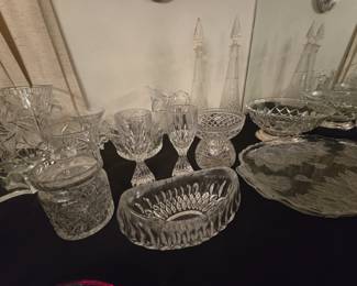 Crystal Serving Pieces