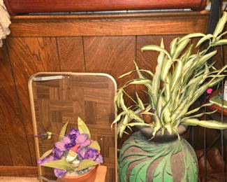 Midcentury Planter - Flower Pot - TV Tray