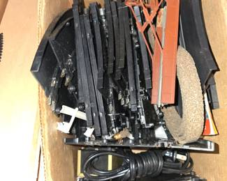 Vintage Train Tracks and Trains