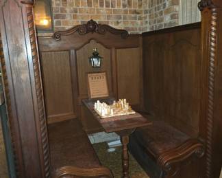 Grab you a cup of coffee , theres so much here! We are half way done.therrsthwrAntique European Booth. They shipped back from Europe. It's beautiful!