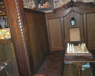 Side View of Antique Booth