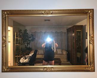 Gold Gilded Mirror