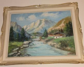 Vintage Scenic Painting