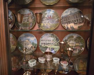 More Collectible Plates - Trinket Boxes
