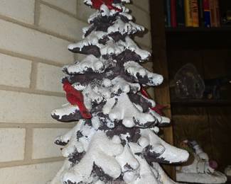 Cardinal Christmas Tree