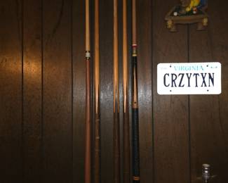 Pool Sticks - Pool Rack