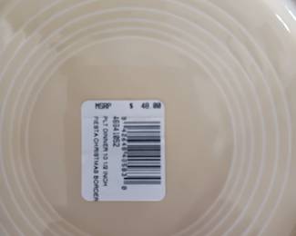 Fiestaware Plates $48 Each When Purchased at Store!